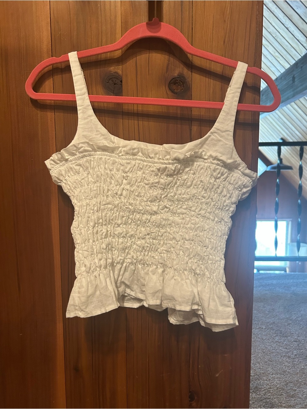 Lisa Says Gah Cara top in Dove (white)
